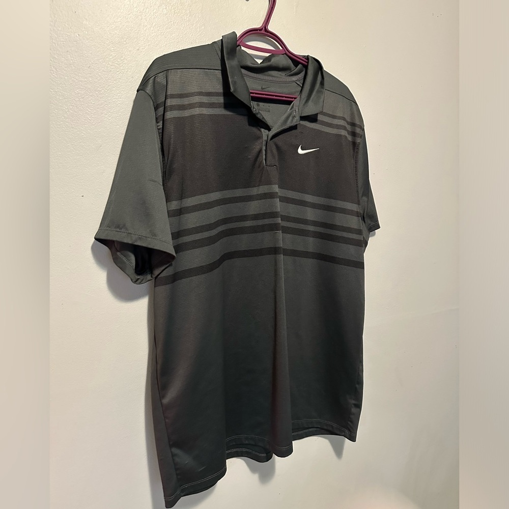 Nike Men's Gray Polo Shirt size XL